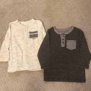 2 Cat and Jack Button Shirts